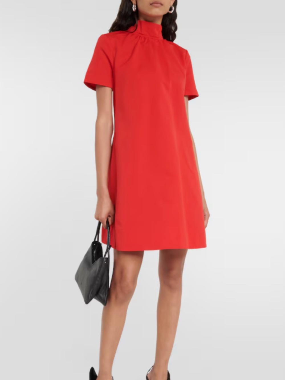 STAUD Mini Ilana Dress in Red (Size XL)